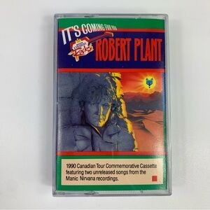 Robert Plant It's Coming For You Molson Canadian Rocks Tour 1990 Cassette Tape